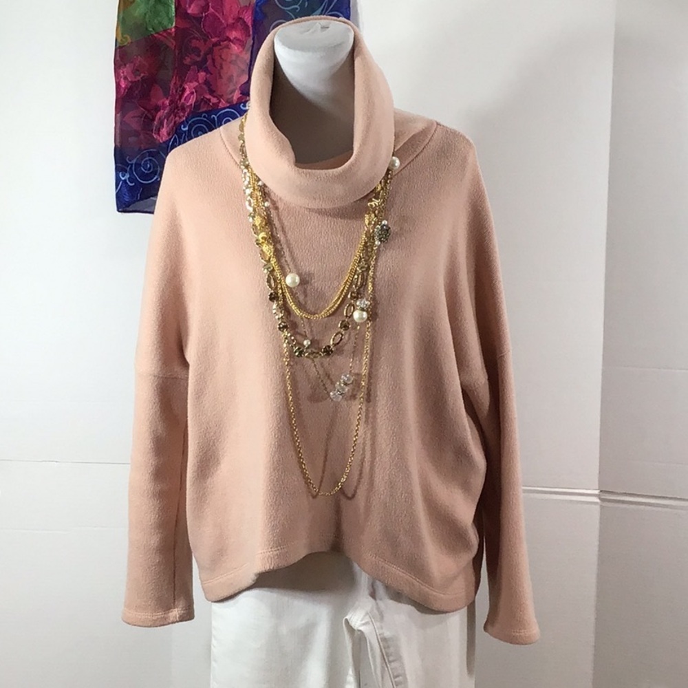 Clara SunWoo dusty pink cropped sweater L